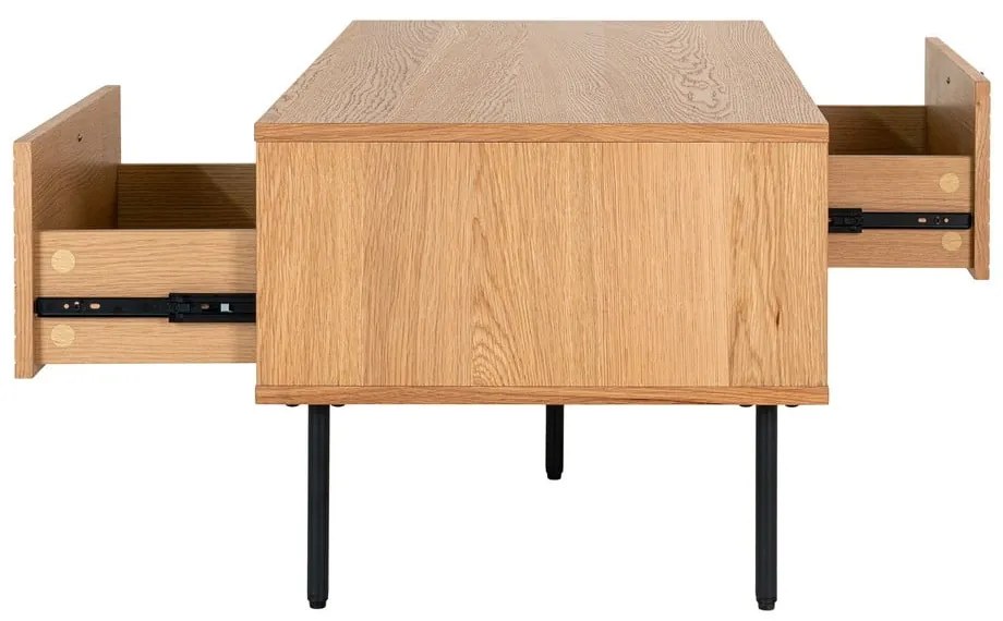 Konferenčný stolík s doskou v dubovom dekore v prírodnej farbe 50x100 cm Kyoto – House Nordic