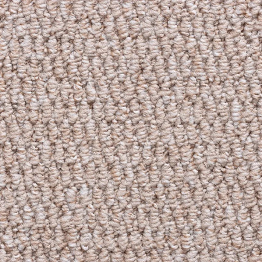 Timzo, Metrážny koberec Avila 9445, na mieru, šíře 4m,5m, hnedá, filc, obývacia izba