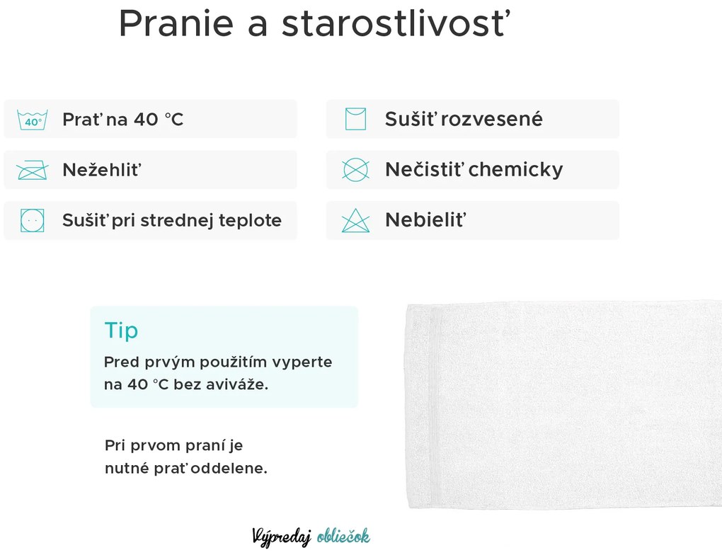Uterák ELEGANZA 50x100 cm vínový, 100% bavlna