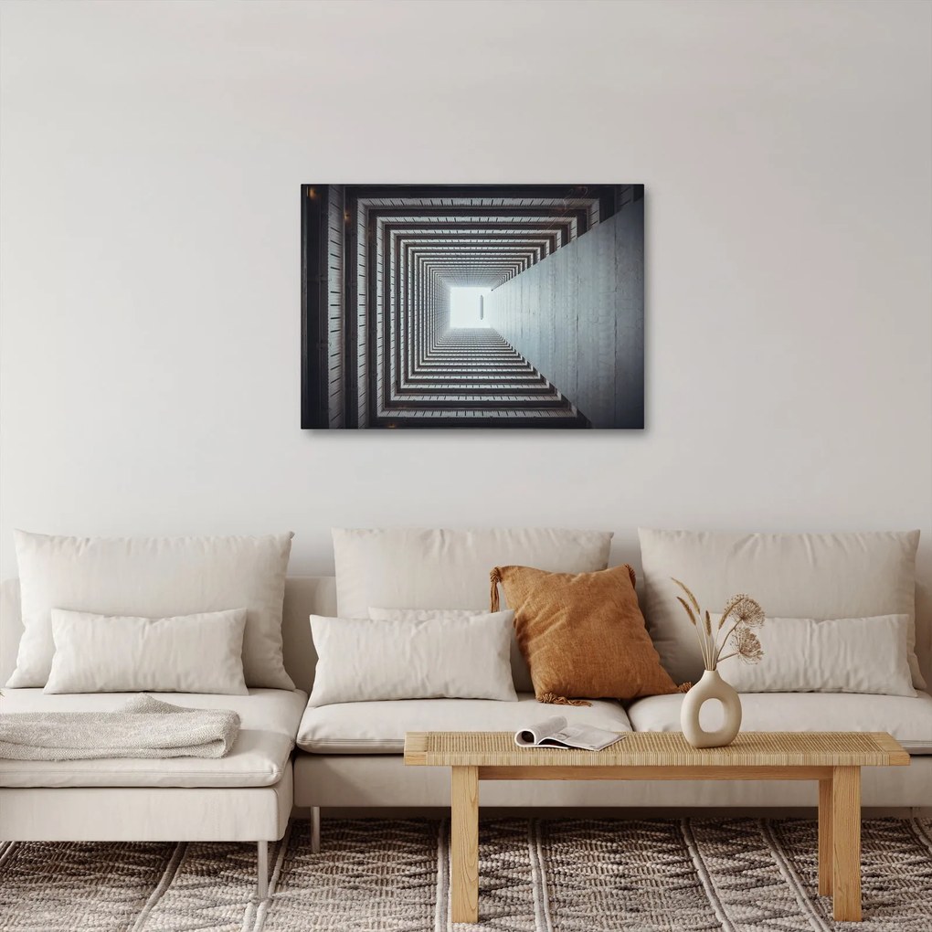 Obraz - Pohľad zvnútra budovy (70x50 cm)