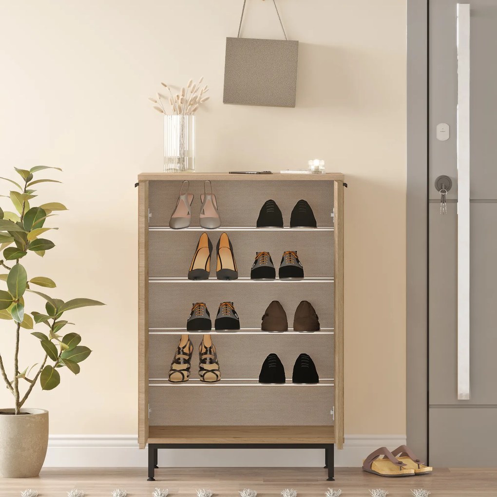 Botník Houseland Lerry dub Castello medový