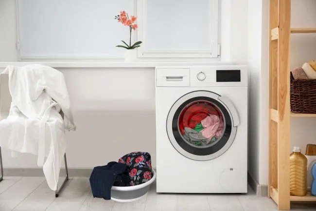 Kôš na bielizeň ELBA COMPACT 9 sivý / biely 9 l