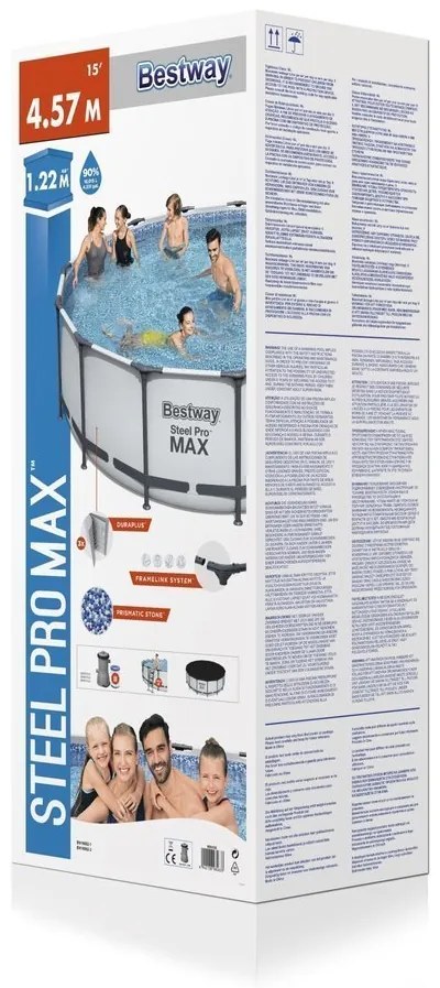 BESTWAY Rack Pool SteelPRO BESTWAY 15FT 457x122 cm Rack Pool SteelPRO - 56438