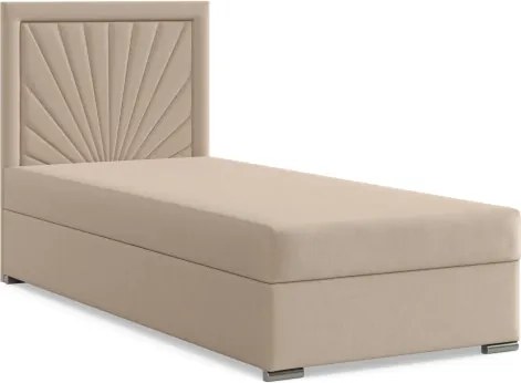 Čalúnená posteľ VICENZA 90×200 cm béžová