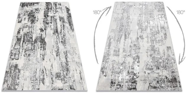 Koberec LIRA GR579 Abstrakcia, štrukturálny, glamour - sivý