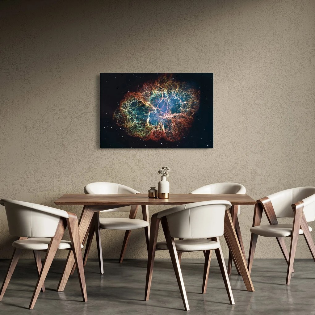Obraz - Krabie hmlovina (90x60 cm)