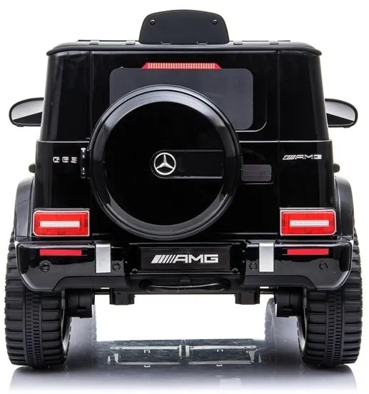 LEAN TOYS Elektrické autíčko Mercedes Benz G 63 AMG - lakované - čierne