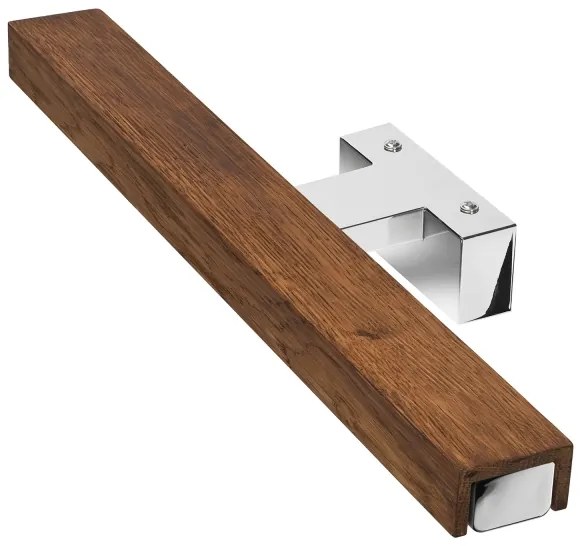Brilagi-LED Kúpeľňové osvetlenie zrkadla WOODY MIRROR LED/8W/230V IP44 dub/chróm