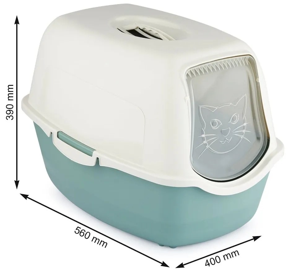 Mačacia toaleta 56x40 cm Eco Bailey - Rotho