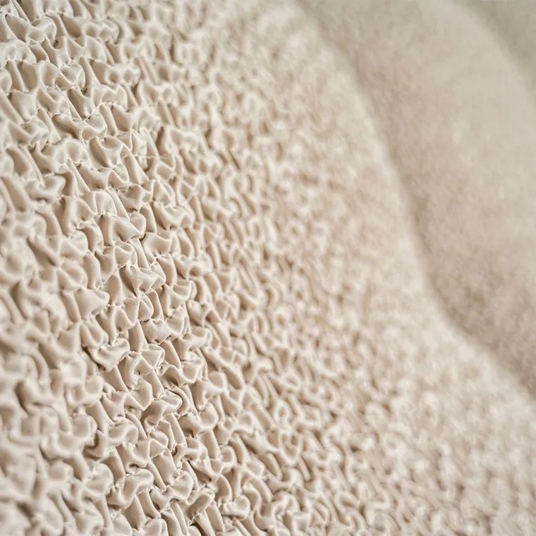 Bielastické poťahy MODULO béžové sedák M (40-59 cm x 81-130 cm)