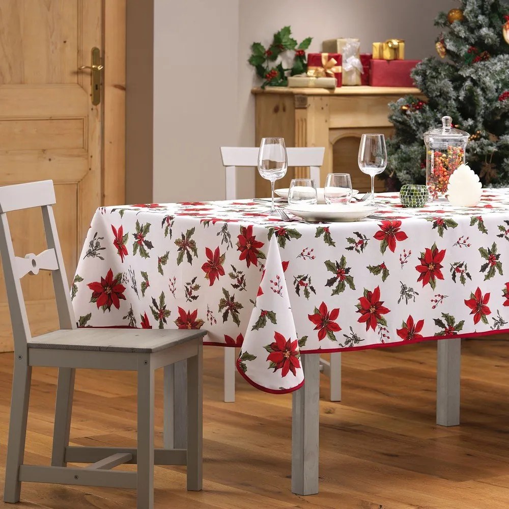 Obrus s vianočným motívom 150x240 cm Amaryllis – douceur d'intérieur