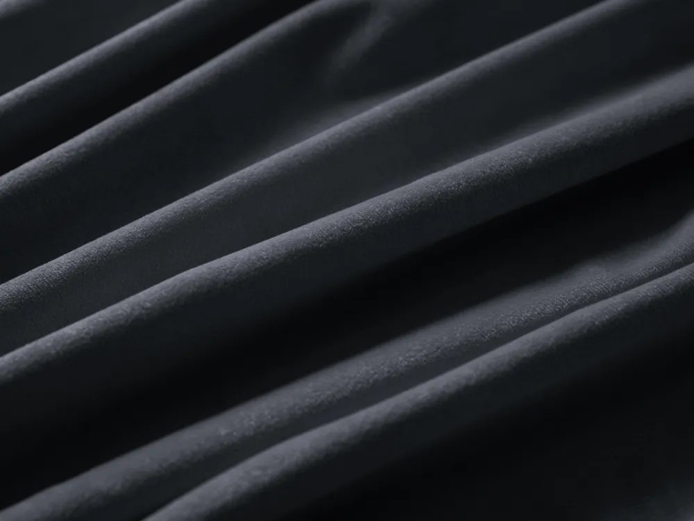 Biante Veľký zamatový obdĺžnikový obrus Velvet Premium SVP-004 Antracitovo sivý 200x260 cm