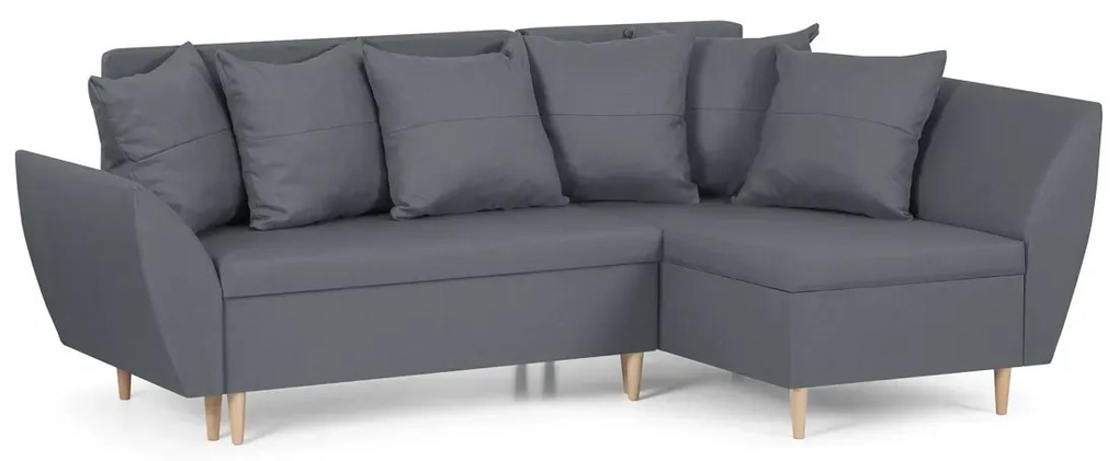 MEGA AKCE Rozkládací rohová sedací souprava ALEX Šedá