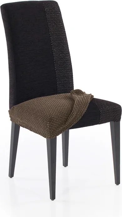 Super strečové poťahy NIAGARA tabaková stoličky 2 ks (40 x 40 cm)