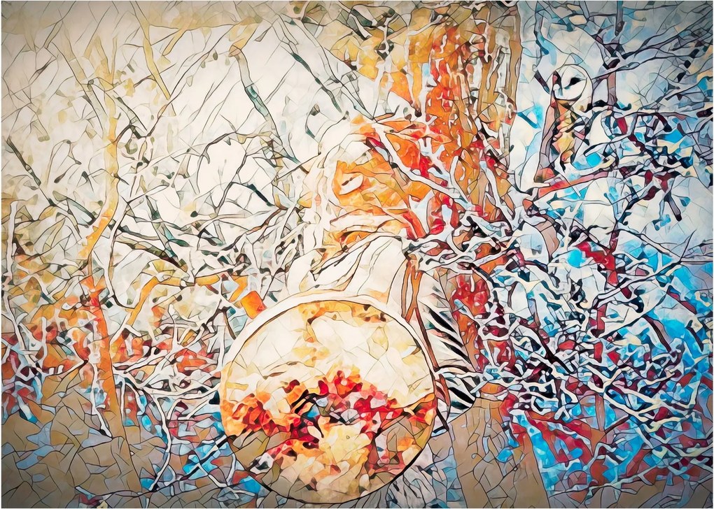 Obraz - Mozaiková abstrakcia (70x50 cm)