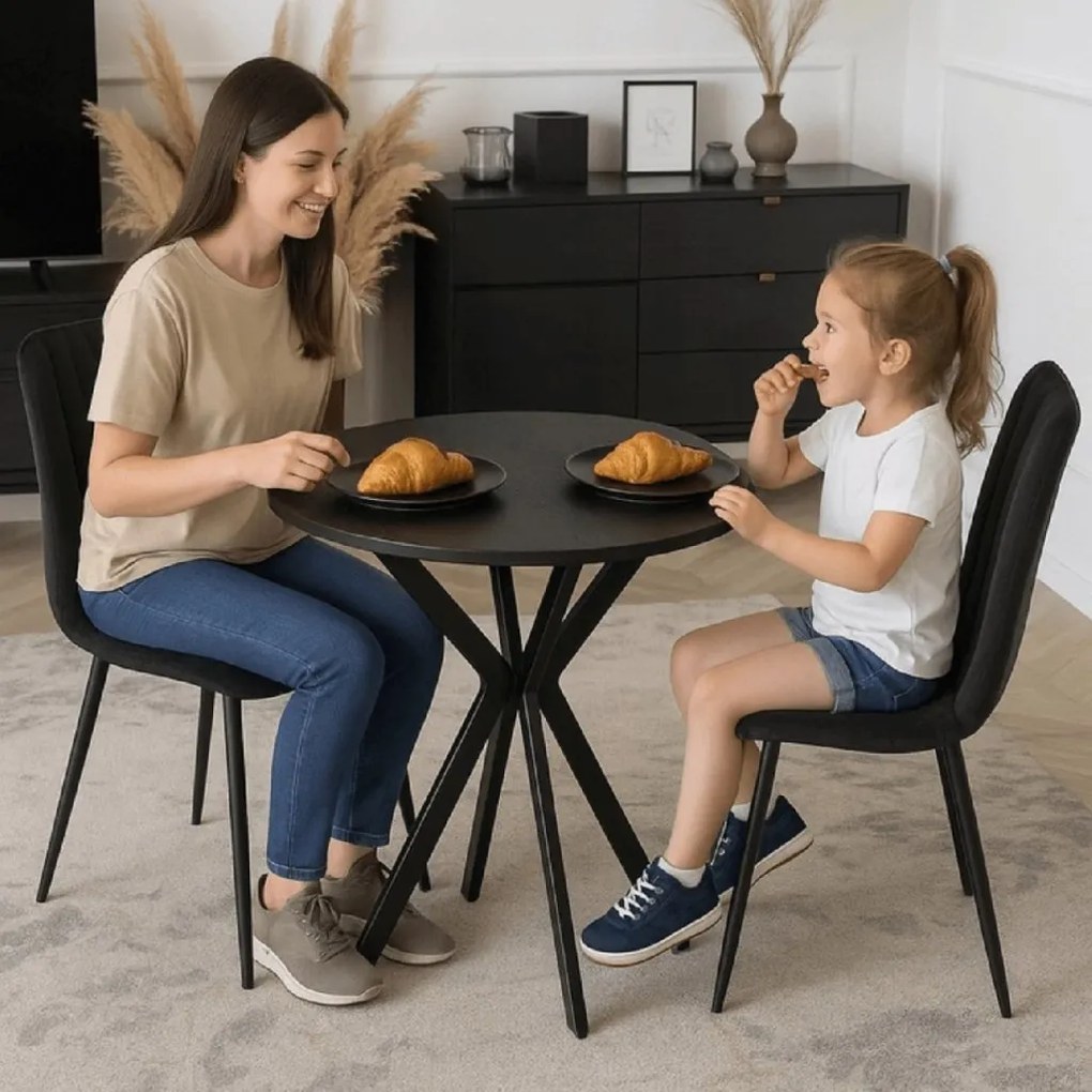 PROXIMA.store - Jedálenský stôl LAUREN FARBA: biela, FARBA NÔH: orech