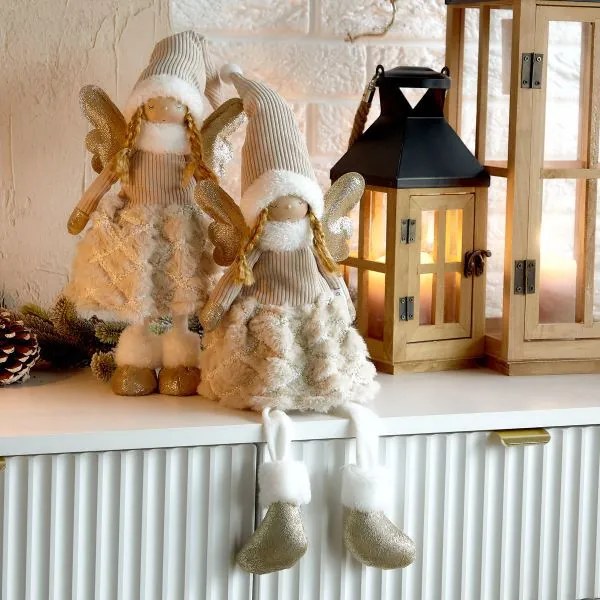 Vianočná dekorácia AURIE anjelik 862262