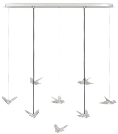 Eglo 390401 - LED Stmievateľný luster na lanku PARATEBUENO 8xLED/4,2W/230V chróm