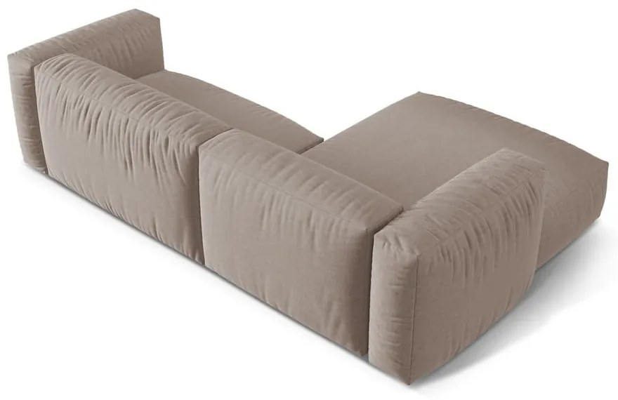 Béžová modulárna rohová pohovka (ľavý roh) Martina – Micadoni Home