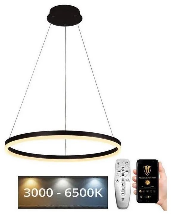 Brilagi - LED Stmievateľný luster na lanku CIRCLE LED/42W/230V 3000-6500K + DO BG0927