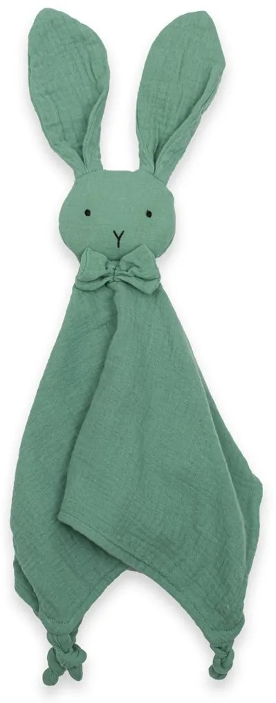 Mušelínový usínáčik New Baby Rabbit mint