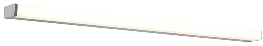 LED nástenné svietidlo v lesklej striebornej farbe (dĺžka 120 cm) Fabio - Trio