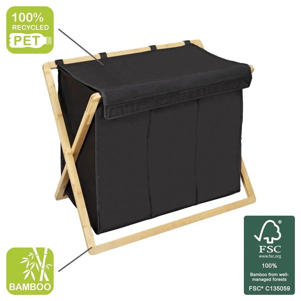 Látkový kôš na bielizeň 93 l Ecori - Wenko