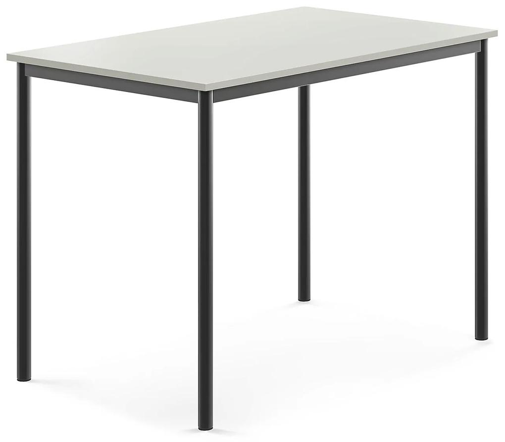 Stôl BORÅS, 1200x800x900 mm, laminát - šedá, antracit