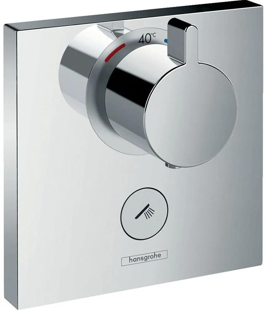 HANSGROHE ShowerSelect termostat Highflow pod omietku pre 1 spotrebič a ďalší výtok, chróm, 15761000
