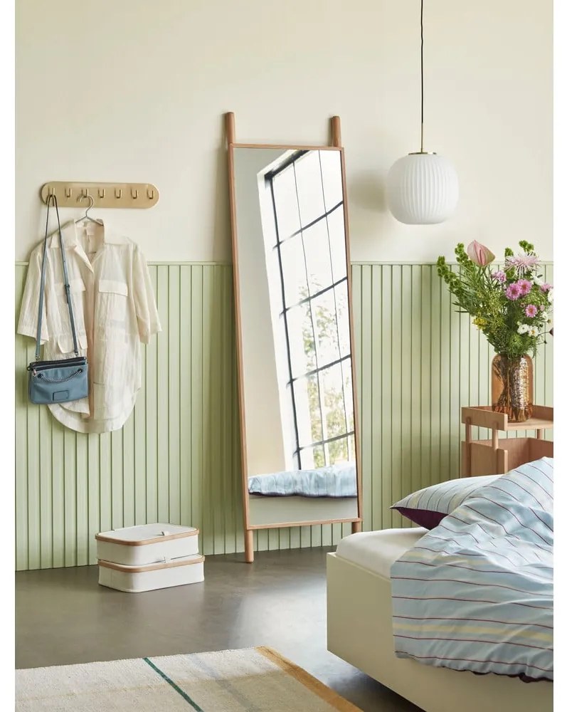 Béžové látkové úložné boxy v súprave 2 ks s vekom 38x26x9 cm Ecru – Hübsch