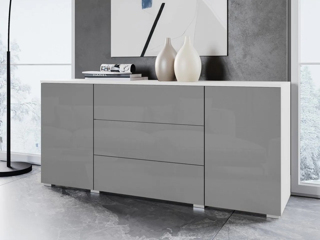 Komoda so zásuvkami Bamisio 150, Farby: wotan