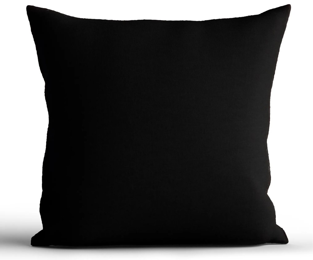 Bavlnená obliečka na vankúš Renforcé 40 × 40 cm - Jasmine čierna