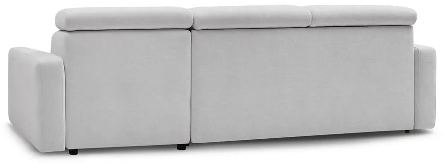 Svetlosivá rozkladacia rohová pohovka (variabilná) Monaco – Bobochic Paris