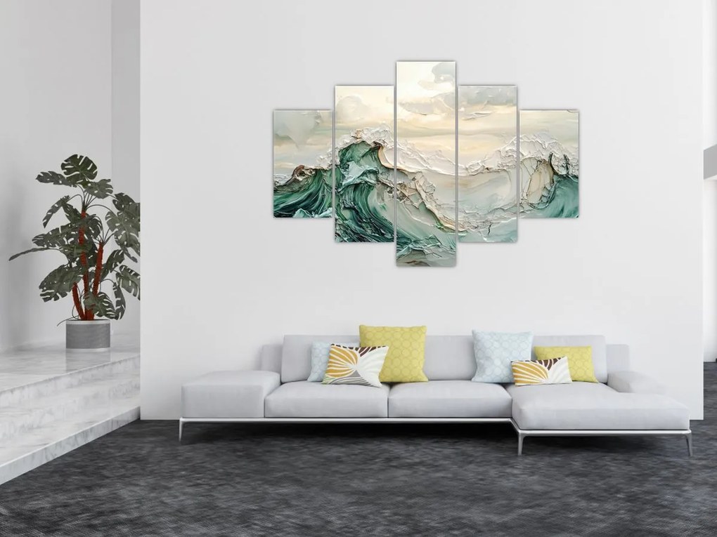 Obraz - 3D abstrakcie mora (150x105 cm)