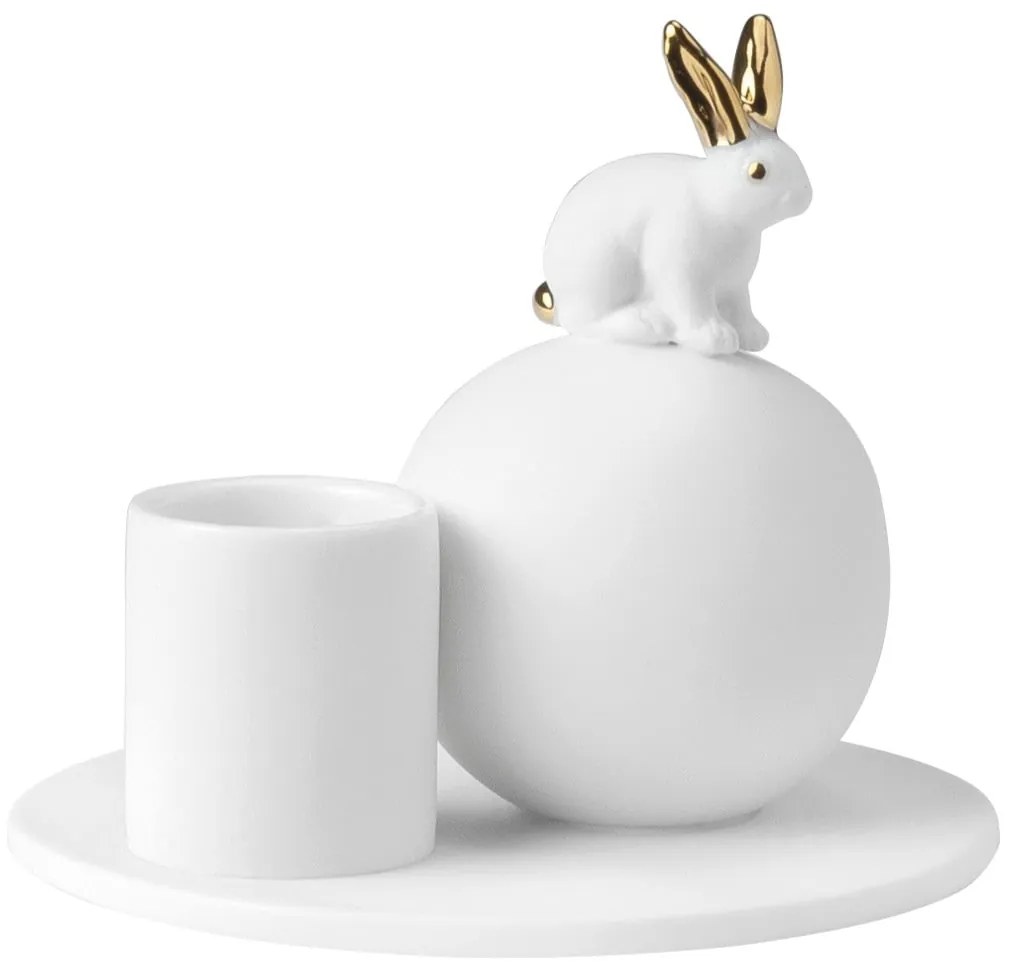 räder Porcelánový svietnik Trevoly Rabbit