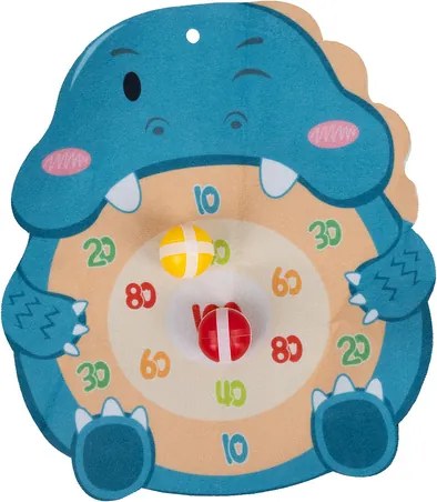 ISO Trade Arkádová hračka Strieľačka dinosaurov – pištoľ, terč, loptičky a štít