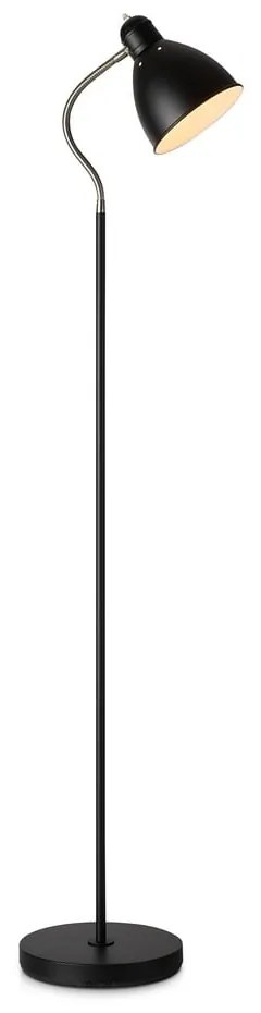 Čierna stojacia lampa Markslöjd Nitta, výška 1,45 m