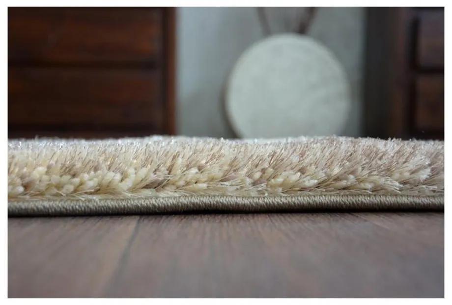 Luxusný kusový koberec Shaggy Rose béžový 80x150cm