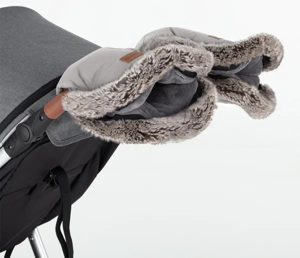 PETITE&amp;MARS - Rukávniky na kočík FURRY Champagne Shower