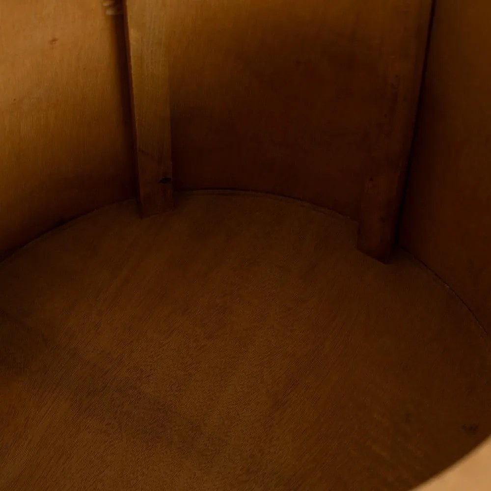 Pletený taburet v prírodnej farbe Rattan – Ixia