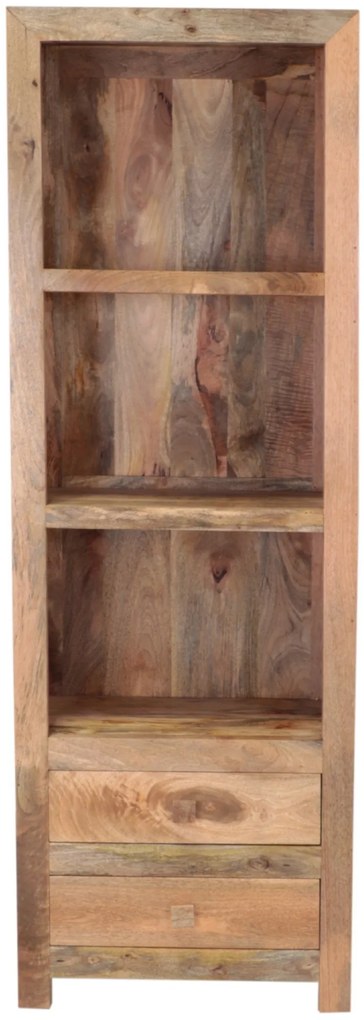 furniture-nabytek.cz - Knižnica masív z dreva mango 60x180x35