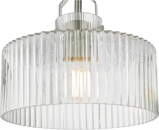 Där Lighting LEN4846 - Prisadený luster LENKA 1xE27/60W/230V matný chróm
