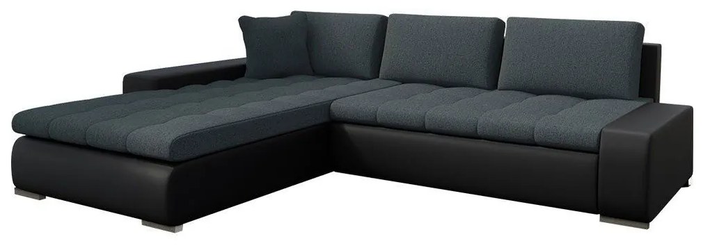 Rohová sedacia súprava Herkules, Dostupné poťahy: ekokoža Soft 011 + Lawa 06