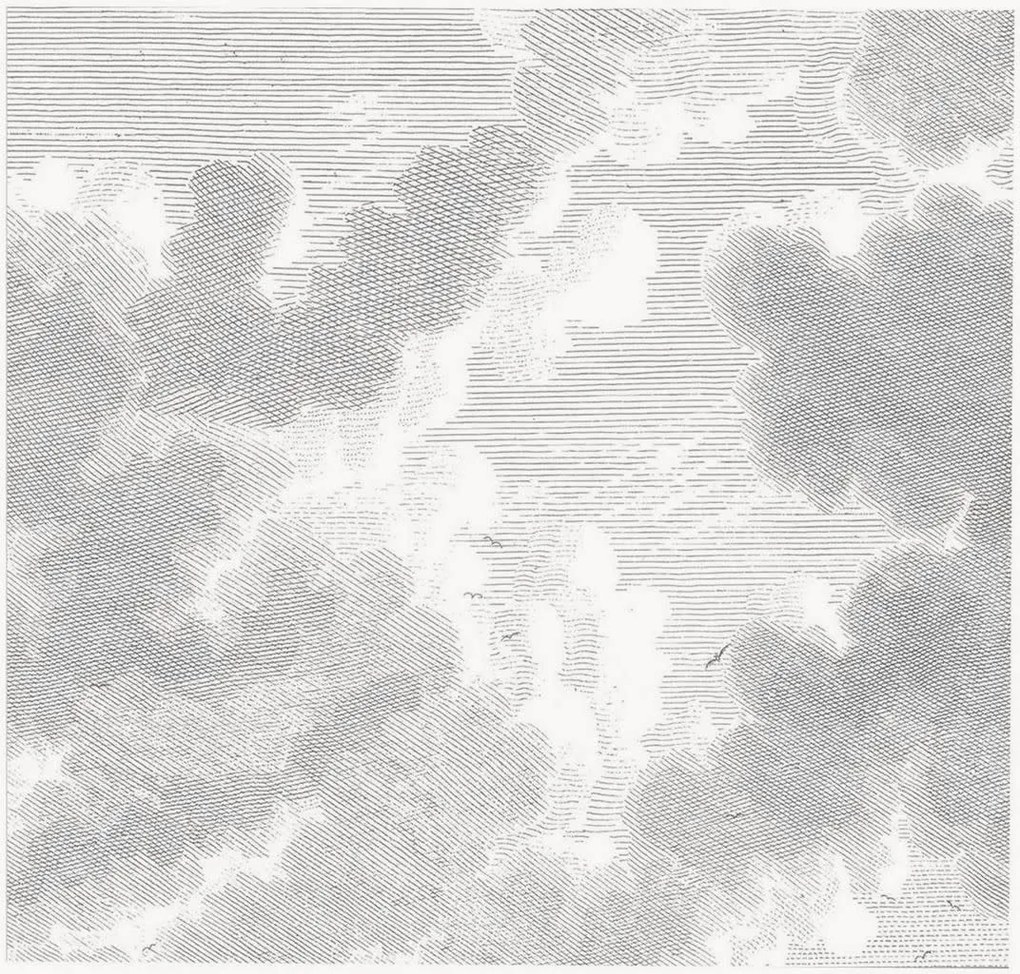 Vliesová tapeta Engraved Clouds