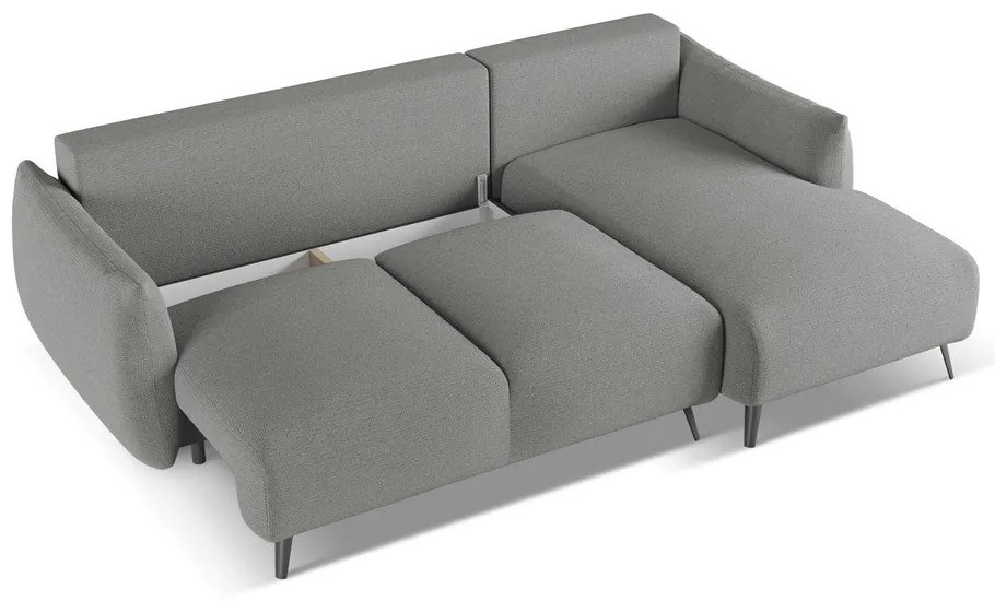 Svetlosivá rohová pohovka (pravý roh) Malie – Makamii