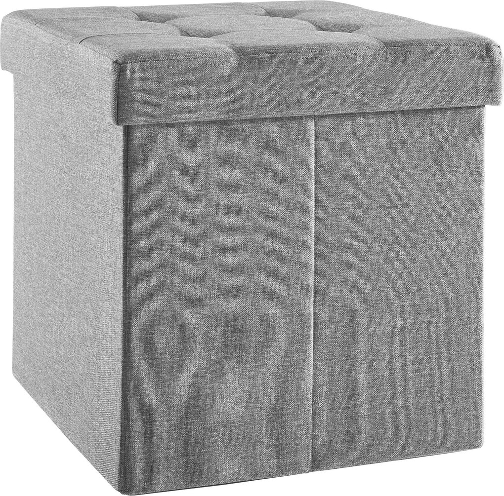 XXXLutz ÚLOŽNÝ BOX NA SEDENIE, textil, kompozitné drevo, 38/38/38 cm Carryhome - Kreslá - 001635000805