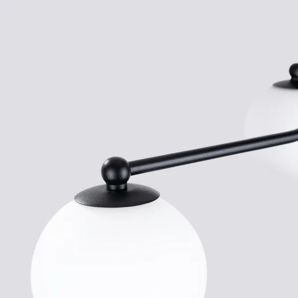 Sollux SL.1663 - Luster na tyči ASTRAL 5xG9/8W/230V čierna