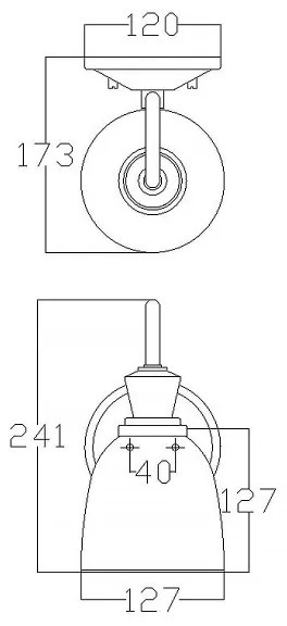 Elstead KL-CORA1-BATH - LED Kúpeľňové nástenné svietidlo CORA 1xG9/3W/230V IP44