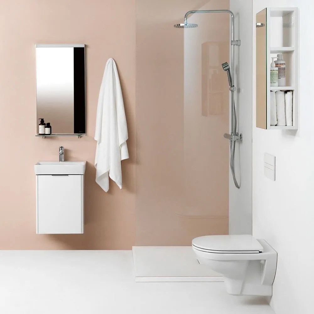 LAUFEN Pro Rimless Pack závesné WC s hlbokým splachovaním, 360 x 530 mm, biela + WC sedátko Softclose, H8669510000001