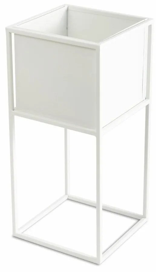 Stojan na kvety Lea 50 cm biely
